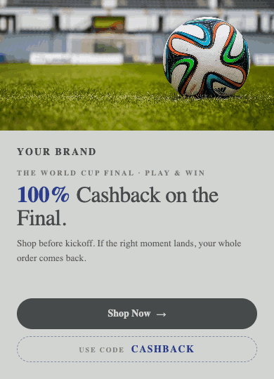 World Cup Final creative