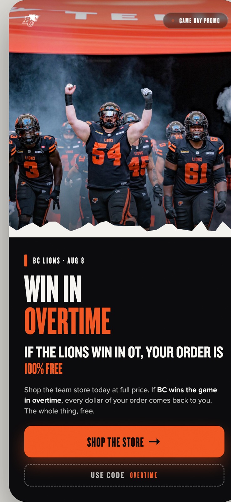 Storefront takeover